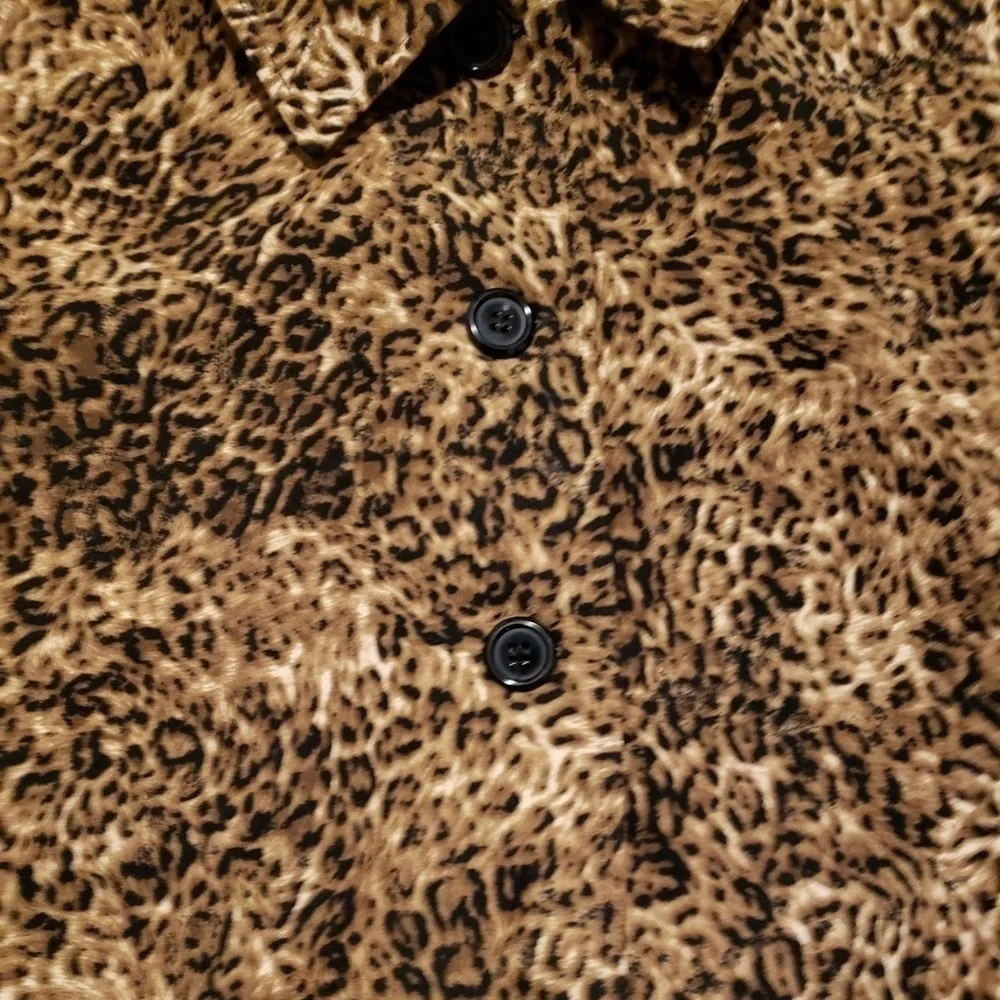 Womens Briggs Petite Cheetah Jacket Blazer Size PM - Picture 14 of 15